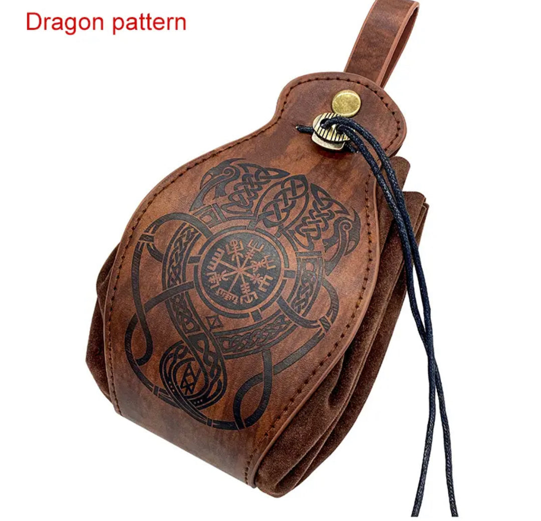 Dragon Brown Rune/Dice Bag