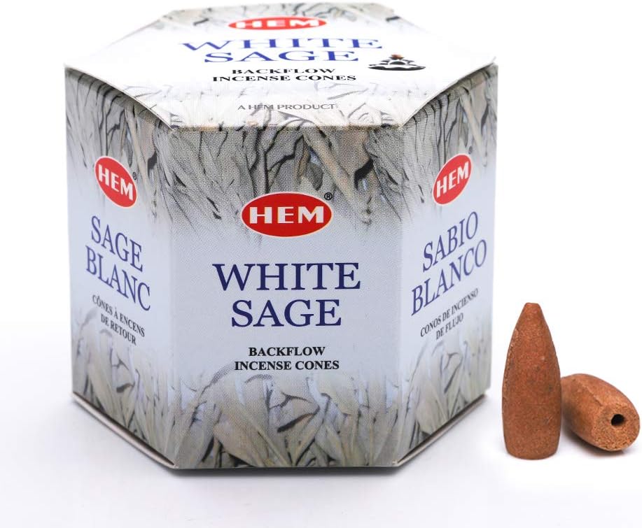 Backflow White Sage HEM cones