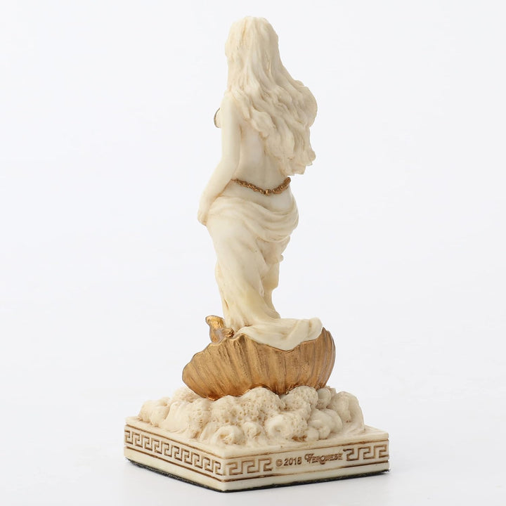 Aphrodite ivory & gold figure 3.5"