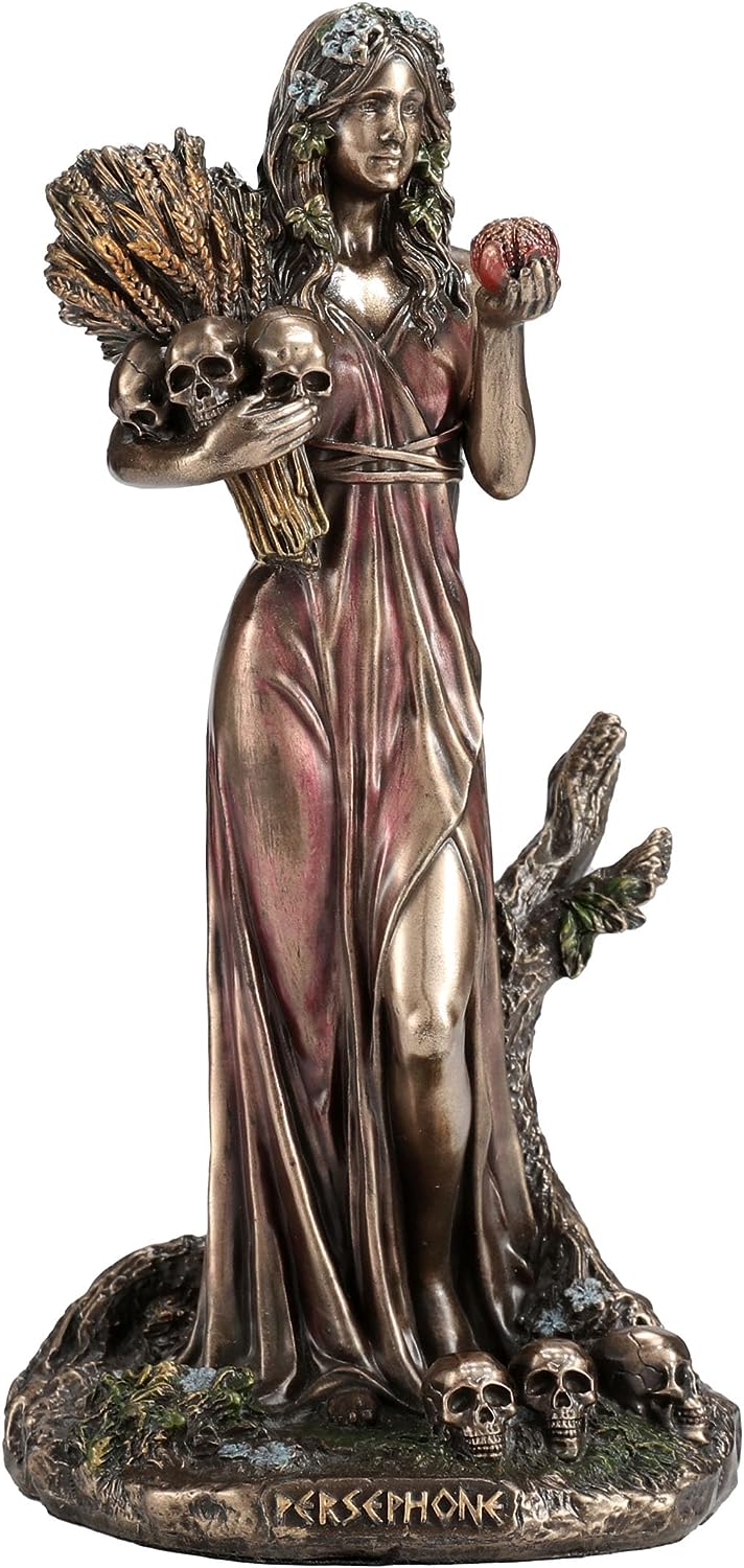 Persephone bronzed statue 6.125"