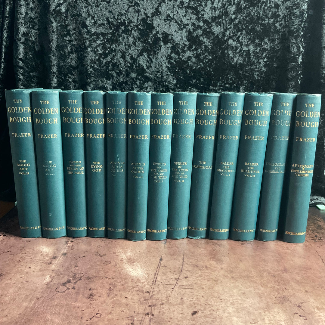 The Golden Bough; A Study in Magic and Religion. 13 volumes. by James Frazer