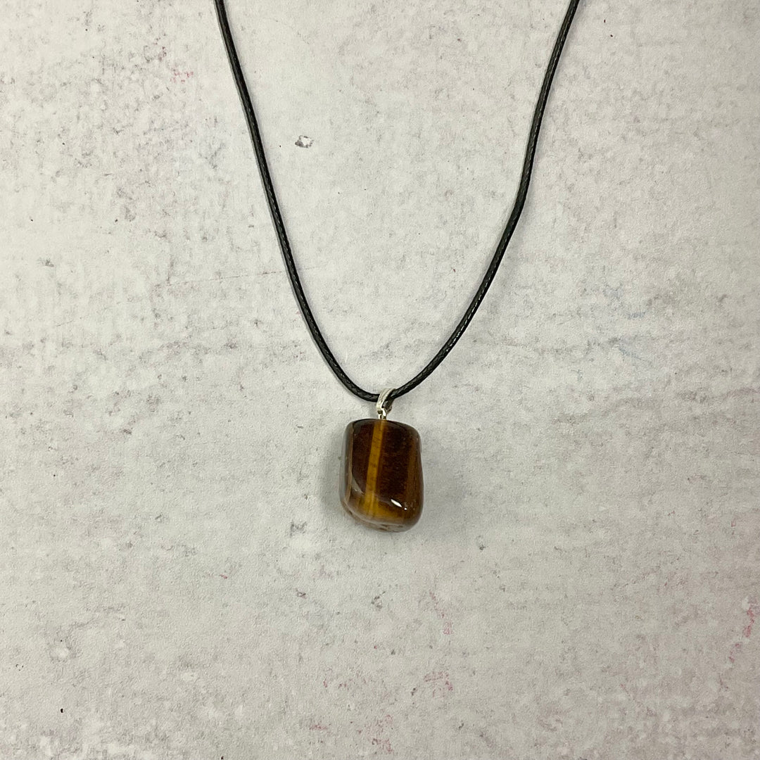 Tumbled Tiger’s Eye necklace