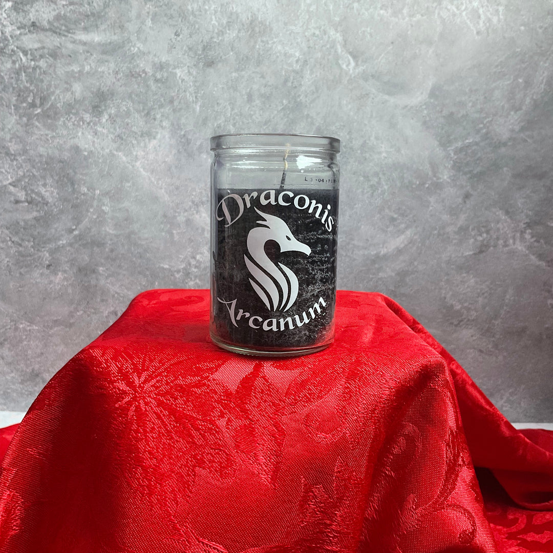 Draconis Black 50 hour candle