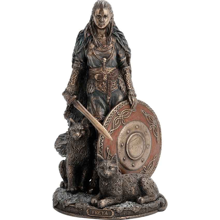 Freya Shield Maiden Statue