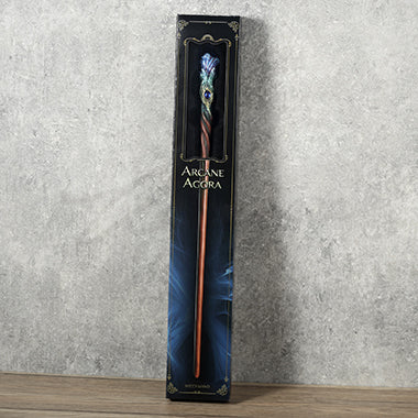 Sapphire Plume Peacock Wand
