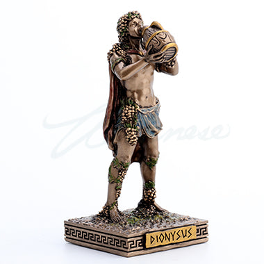 Dionysus Greek God of Wine bronzed figure