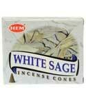White Sage HEM cones