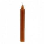 6 inch Brown candle