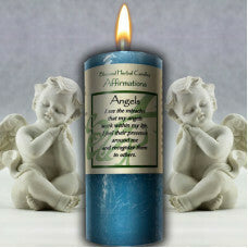 Angel Affirmation candle