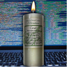Grief Affirmation candle