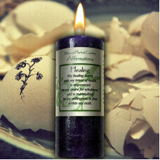 Healing Affirmation candle