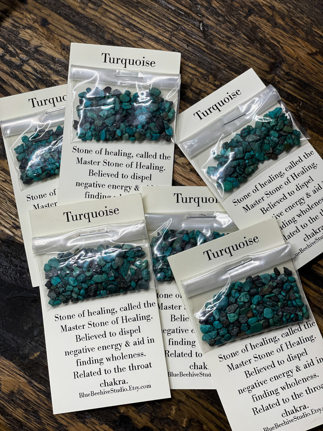Turquoise chips