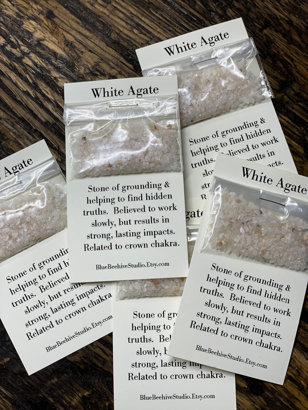 White Agate chips