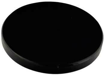 5" Black obsidian mirror with stand