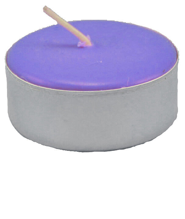 Purple tealight candle