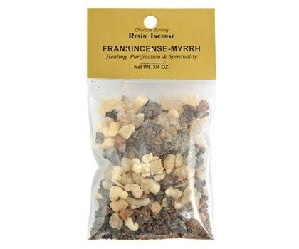 Frankincense & Myrrh Resin 3/4 oz