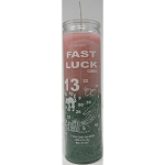 Fast Luck 7 day pink/green candle