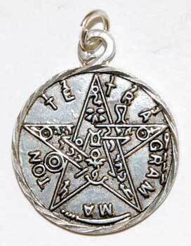 Tetragrammaton pewter pendant