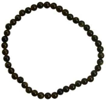4mm Black Obsidian bracelet