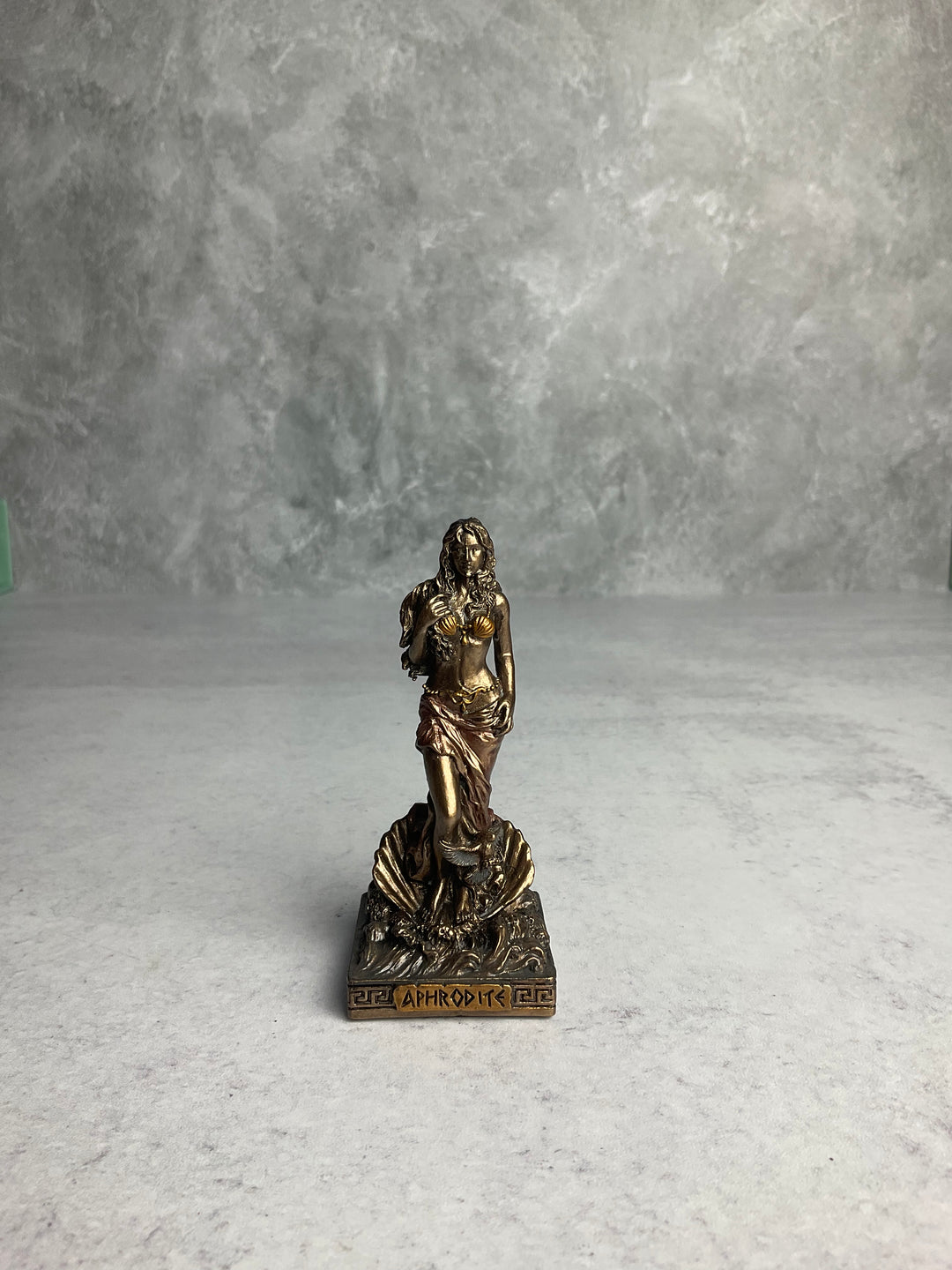 Aphrodite bronzed figure 3.5"