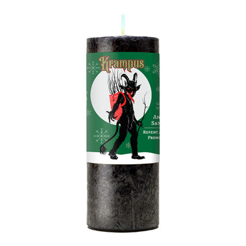 Krampus Pillar Candle