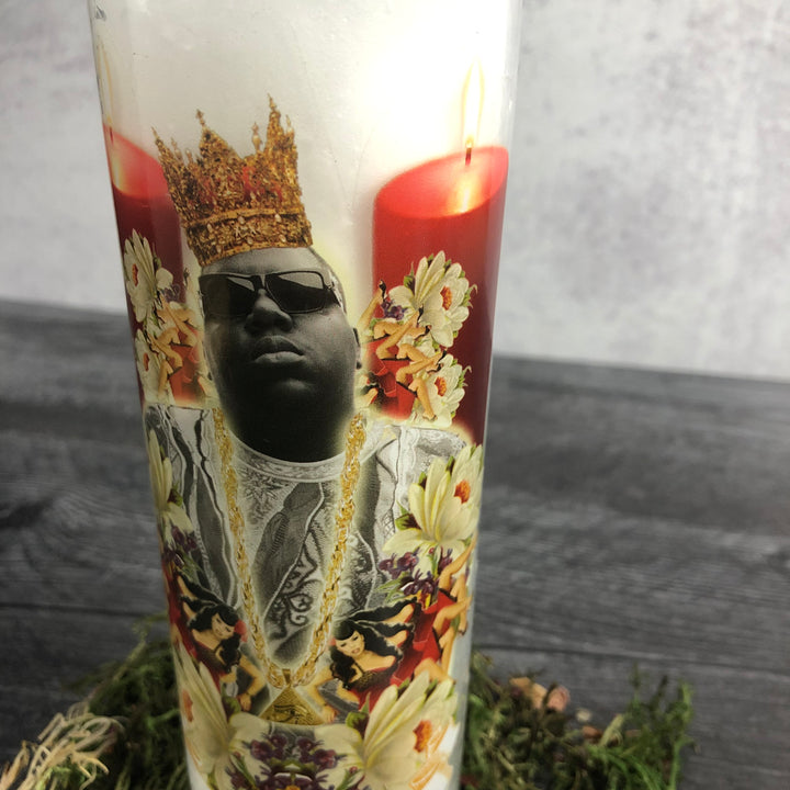 Pop Culture Prayer Candle: "Big Poppa"